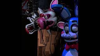 Mangle tells the time to animatronics FNaF in Real Time Animated