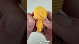 Thread jointing of paws  crochet toys