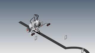 Robot avoiding obstacles using Ultrasonic sensor Lego Mindstorms EV3