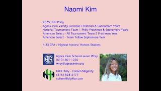 Naomi Kim Lacrosse Highights