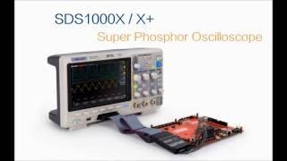 SDS1000X+ осциллограф с цифровым фосфором