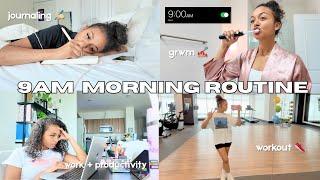 9am productive morning routine *GRWM* | post grad diaries
