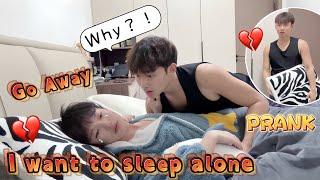 When I Asked To Sleep Separately TonightMy Cute Boyfriend Was Almost CryingGay Couple Prank