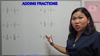 ADDING FRACTIONS