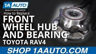 How to Replace Front Wheel Hub and Bearing 09-12 Toyota RAV4