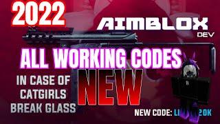 [2022] ALL NEW SECRET WORKING CODES In Roblox Aimblox BETA [NEW GUN]!