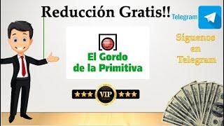 GORDO DE PRIMITIVA BOTE DOMINGO REDUCCION GRATIS ‍‍️