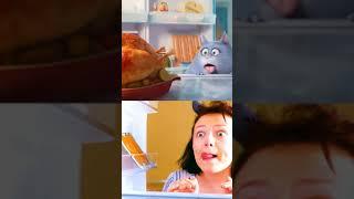 The Secret Life of Pets - Cat Want to Eat Chicken | Hilarious Cartoon Parody #SHORTS