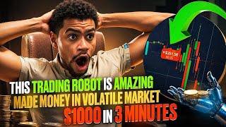 THIS TRADING ROBOT IS AMAZING MADE MONEY IN VOLATILE MARKET $1000 IN 3 MINUTES → BINARY OPTION BOT