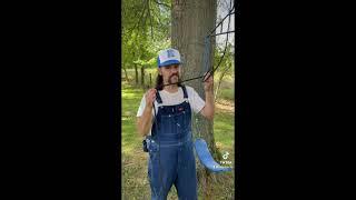 ‍️ DIY Tree Saddle Mishap Wait Til The End | Saddle Hunting with Ted Boogie #SHORTS