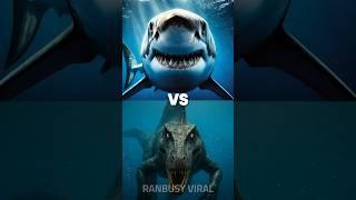 Great White Shark vs Spinosaurus, Megalodon, Lyvitan, Giant Octopus, Seal, Crocodile, Tuna