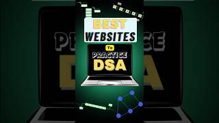 Best Websites to Master DSA #codeing #codingpractices #education #dsa #placements #believeyourself