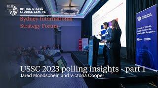 Sydney International Strategy Forum | USSC 2023 polling insights — part one