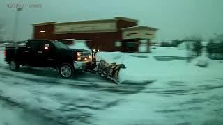 Silverado & F350 plowing