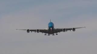 Emirates Airbus A380: First landing after a long time.