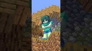 Zombie Girl with fart and poop room of time fast - minecraft animation #shorts