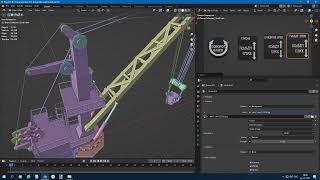 Blender 3D. Подъемный кран.