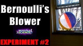 Floating Beach Balls Out a Window Bernoulli Blower ~ Incredible Science