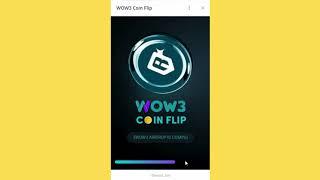 new mining mini app bot telegram wow3 coin flip