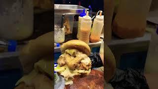 Husainabad Famous LOADED Burger  Karachi Street Food