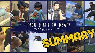 From birth to death The Sims 4 #summary #recap #Molpe31Days