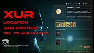 Xur location 3rd January - 7th January 2020