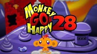 Игра "Счастливая Обезьянка 28" (Monkey GO Happy 28) - прохождение