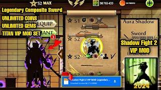 Shadow Fight 2 VVIP Mod APK All Legendary Weapons Unlocked, Unlimited Resources | Direct Link