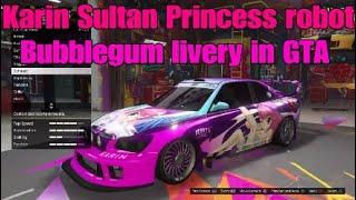 How To Get The Princess Robot Bubble Gum Livery In GTA Online!!!