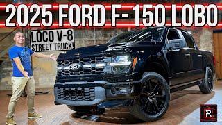 The 2025 Ford F-150 Lobo Is A Sinister Street Performance Truck With SVT Lightning Vibes