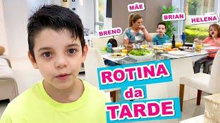 ROTINA da TARDE EM FAMÍLIA (100% Real) PIERO START
