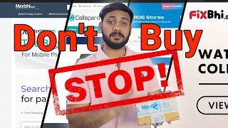 Fake Or Not Maxbhi.com, Cellspare, Fixbhi.com, Rdg Store  Review | Mobile Spare Parts Online Order