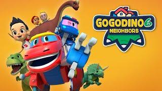 【Streaming】GOGODINO Season 6 | Theme Song | Trailer | Dinosaur | Kids Cartoon | GOGODINO Neighbors