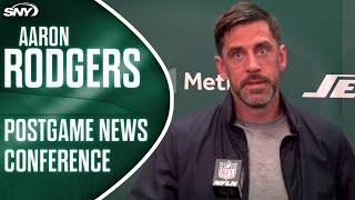 Aaron Rodgers sums up Jets' tough 10-9 loss to Denver: 'Didn't execute' | SNY