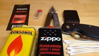 Maintenance of a Zippo lighter