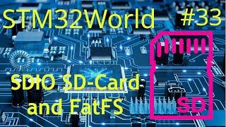 STM32 Tutorial #33 - SD-card w. FatFS (using SDIO)