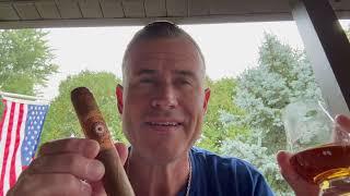 Perdomo Sungrown Habano 7x54 Churchill Cigar Exploration w/ Bulleit Bourbon 90 Proof Whiskey