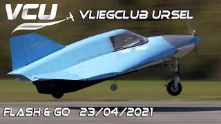 4K UHD Flash&GO Vliegclub Ursel  Full report of 23/04/2021 , Spottingday  Airshow 2021