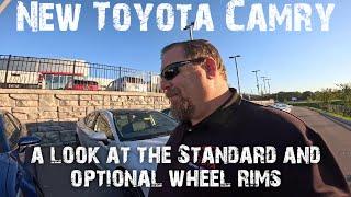 New Toyota Camry wheel Options