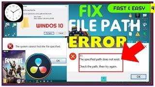 FIX "THE SPECIFIED PATH DOES NOT EXIST" Remounting drive in Windows 10 |TechSpertiseTv F&E4