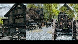 Skyrim SE - Riften Textures Mods Comparison