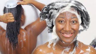 My Ayurvedic  Wash Day Routine (Low Porosity) 4c natural hair || Adede