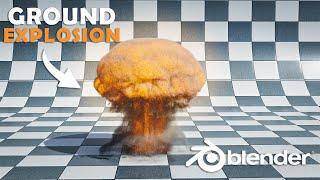 Blender 4.2 Ground EXPLOSION Tutorial Eevee & Cycles