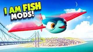 FLYING FISH Can Fly Over The WHOLE MAP With Mods! - New I Am Fish Gameplay