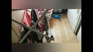 How I Dry Our Laundry During The Winter (For Free!)
