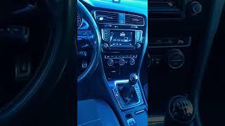 Golf 7 and 7.5 differences in the interior