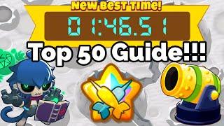 Btd6 Race #302 “Frozen Craters” in 1:46.51 Top 50 Guide!!!