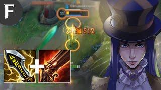 КАК ЕЁ ОСТАНОВИТЬ!? АДК КЕЙТЛИН ЧЕРЕЗ ТОПОВЫЙ БИЛД!  ADK Caitlyn Wild Rift - Gameplay