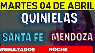 Resultados Quinielas Nocturna de Santa Fe y Mendoza, Martes 4 de Abril