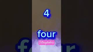 Natalee's info phobia #11 - #tetraphobia - fear of the number four (4) Do you have this #phobia ?!